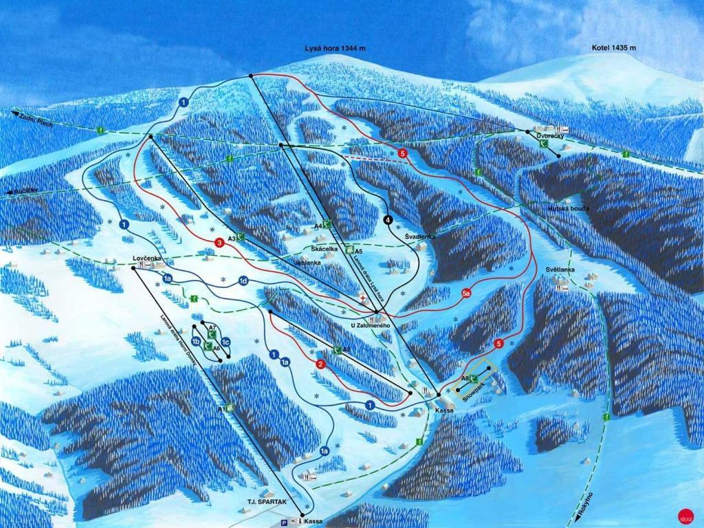 Apartmany Ski Lift Рокитнице над Ийзероу Екстериор снимка